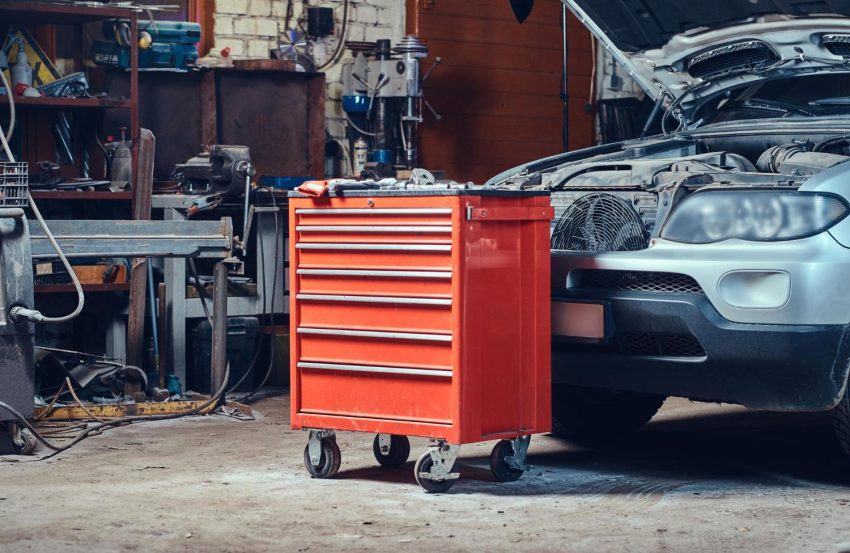 45-gallon fuel tank toolbox combo